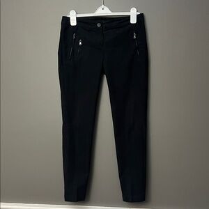 Marella Sport Black Classic Slim Leg Trouser Career Work Wear Pants - Size 6